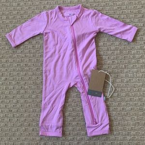 Zippered Romper Bubblegum Newborn